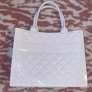 White purse